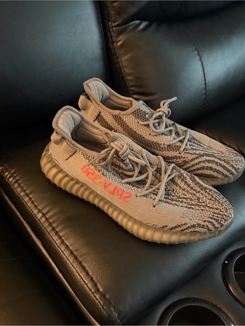Yeezy Boost 350 V2 'Zebra/Desert Sage' Style Sneaker - Tan/Beige